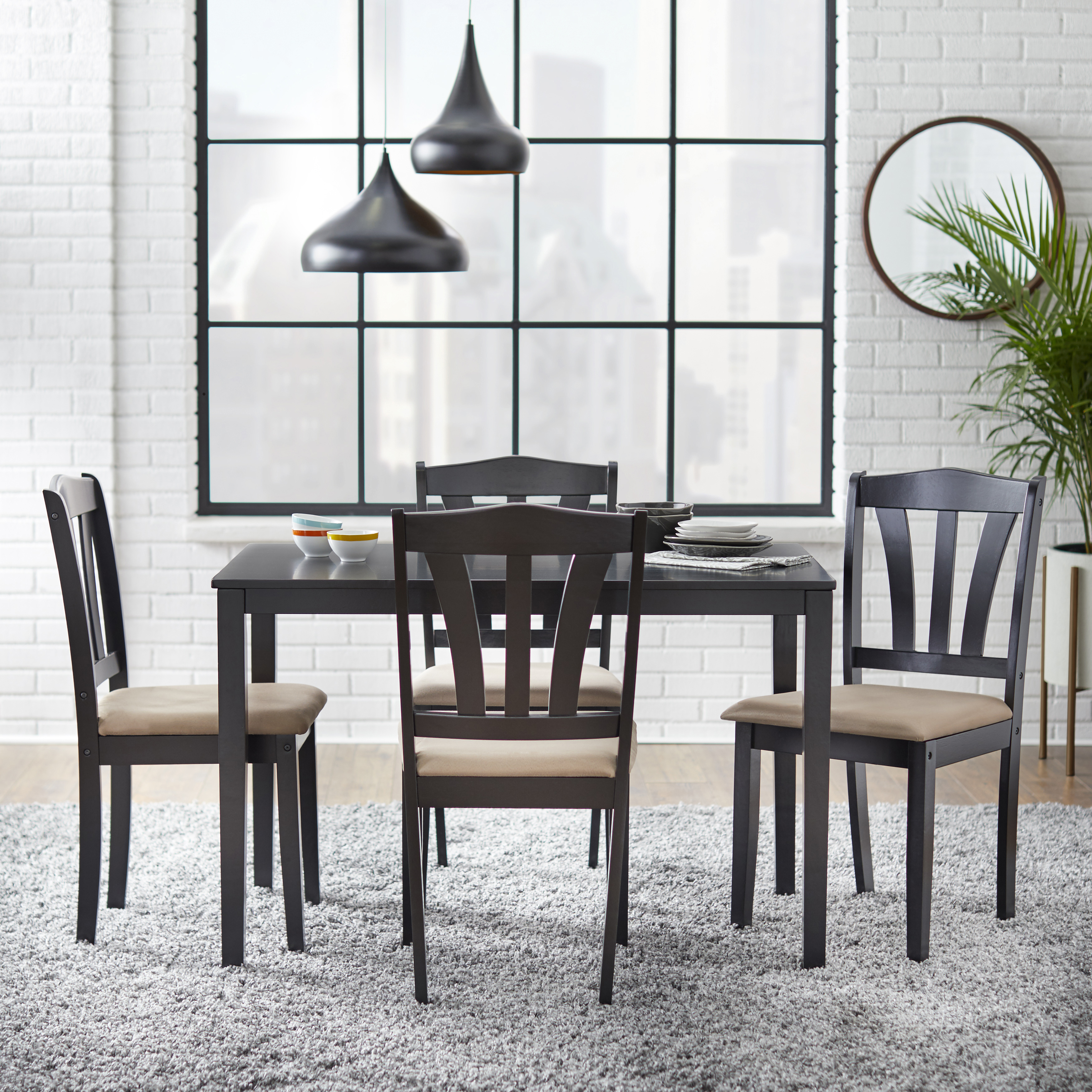 Metropolitan 5Piece Dining Set, Multiple Colors