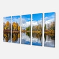 thumbnail image 2 of Beaux Arbres d'Automne avec Forêt Lac - Impression sur Toile Paysage, 2 of 3