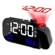 thumbnail image 3 of Reloj despertador con proyector, reloj digital con proyector giratorio de 180°, regulador de brillo continuo y función de voz., 3 of 5
