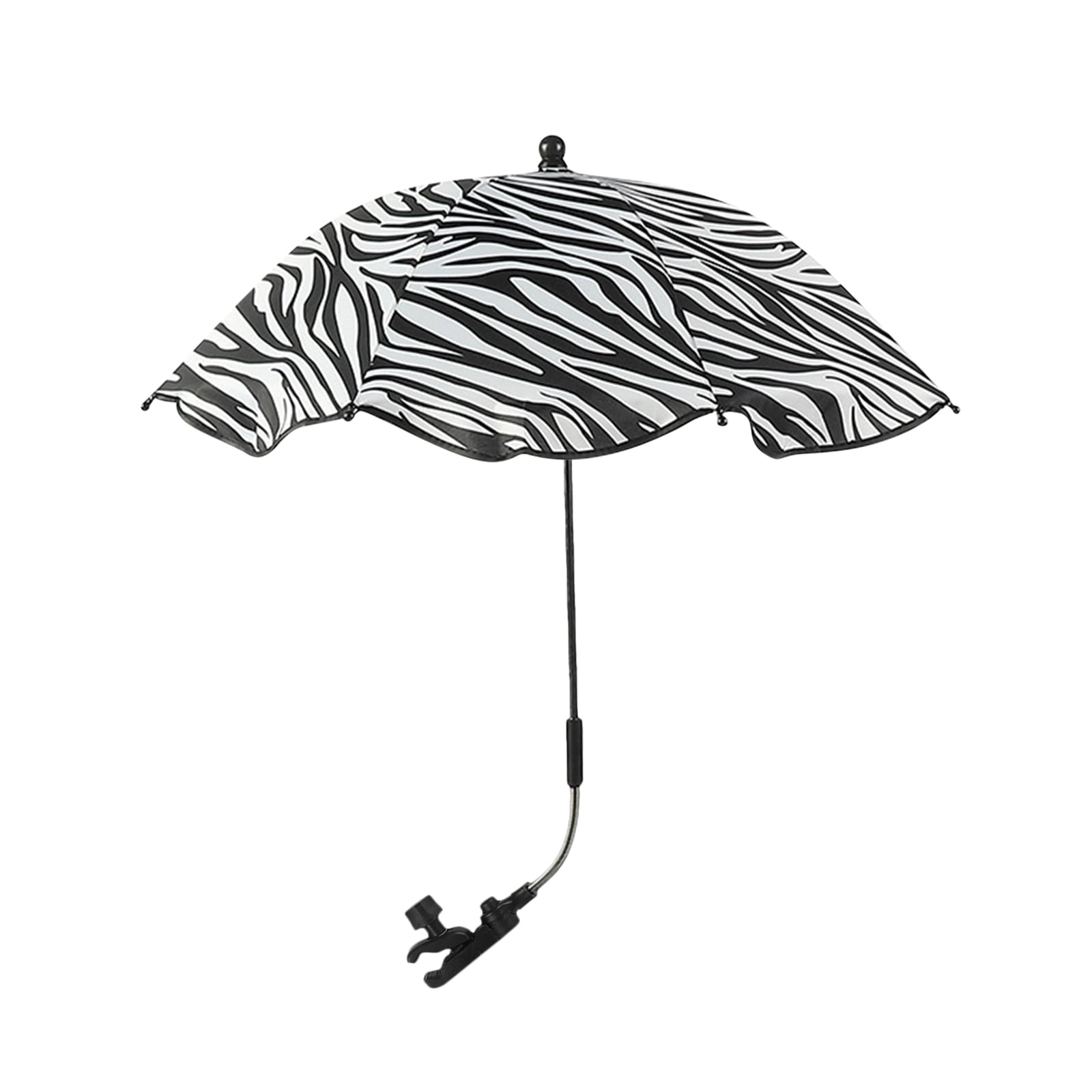 Summercome Universal Baby Parasol, Sun Shade Sun Protection for Baby Strollers, Umbrella with Holder Clip Clamp, Potable UV-Proof Waterproof Umbrella, Ideal for Trolley Bike Wheelchair Fishing