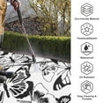 thumbnail image 5 of Lahome 6x9 Butterfly Outdoor Rug, Large Black&White Waterproof Reversible Patio Rugs, Portable Plastic Straw Carpet for Garden Backyard Beach, 5 of 9
