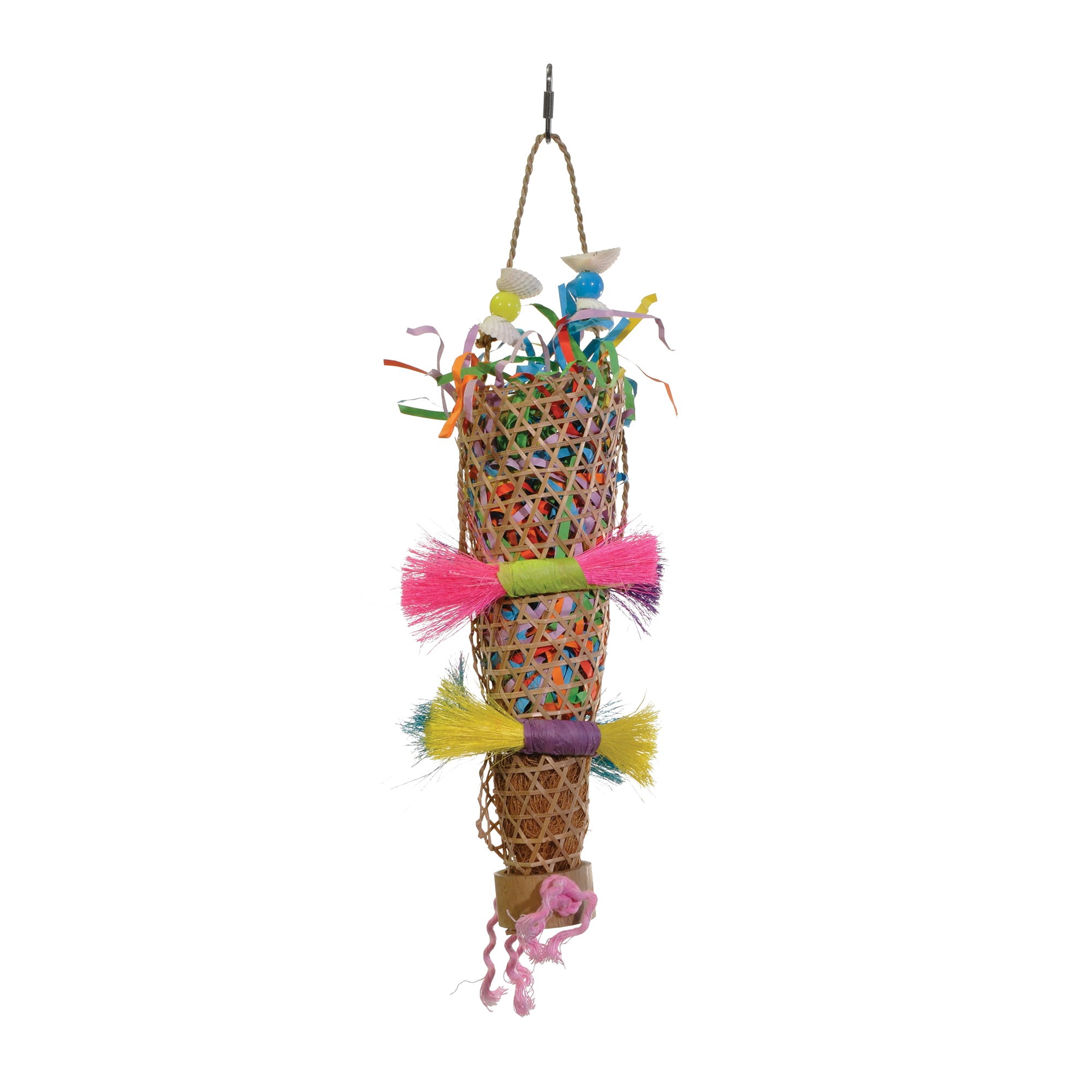 Prevue Pet Products Confetti Kazoo Playfuls Forage & Engage Bird Toy 62513
