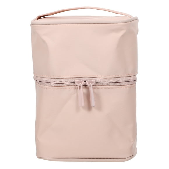 BRIGHTFUFU Bolsa de maquillaje de gran capacidad portátiles de cosméticos impermeables con cremallera