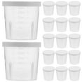 thumbnail image 1 of 50Pcs Plastic Sauce Cups Transparent Conical Spout For Home Cooking Outdoor Dining, 1 of 8