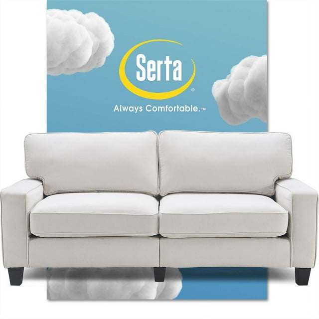 Serta Palisades Canapé 78 Pouces Blanc Crème