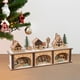 thumbnail image 5 of Juego de construcción de casas de madera Figuras de Navidad de escritorio para el hogar de Navidad de vacaciones Estilo A Zulema Casa de miniaturas, 5 of 8
