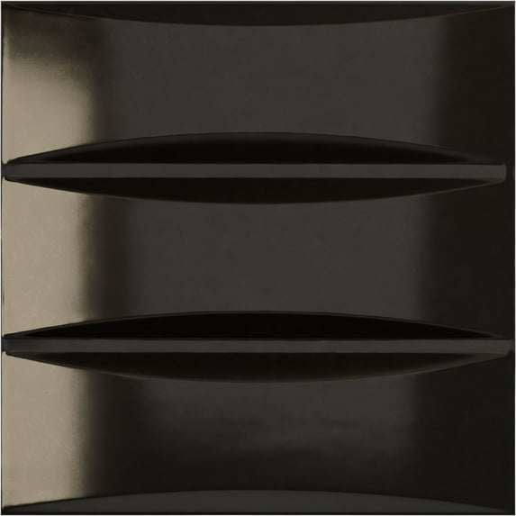 Ekena Millwork 19 5/8"W x 19 5/8"H Traditional EnduraWall Decorative 3D Wall Panel, Universal Metallic Carbon Mist (Covers 2.67 Sq. Ft.)