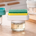 thumbnail image 3 of Dish Soap Dispenser with Easy Pump, Sponge Holder and Detergent Box for Efficient Kitchen Cleaning,2 * Dish Soap Dispenser, 3 of 6