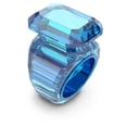 thumbnail image 2 of Anillo Swarovski Lucent Cocktail de cristal azul tamaño 8, 2 of 4