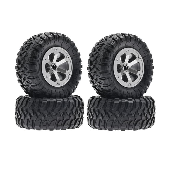 4PCS Wheel Tires Truck Wheel 70mm for WPL B-1 B-14 C-14 C-24 1/16 RC Car