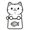 Cute Chubby Cat, variant on Yayeee Kids Hooded Towels Toddler Soft Absorbent Beach Bathing Wrap 50" x 23.5", Cute Chubby Cat
