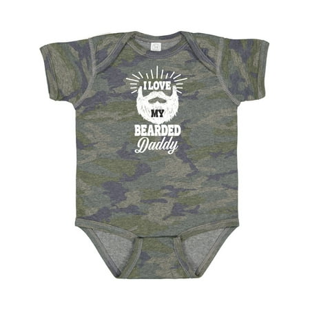 

Inktastic I Love My Bearded Daddy Gift Baby Boy or Baby Girl Bodysuit