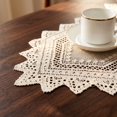 thumbnail image 5 of Vintage Lace Table Runner and Placemat Set, Elegant Floral Cutwork Tablecloth for Dining Table, Home Decor for Easter Decorations and Wedding Banquet, 5 of 6
