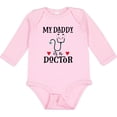 thumbnail image 3 of Inktastic Doctor Daddy Physician Baby Gift Boys or Girls Long Sleeve Baby Bodysuit, 3 of 5