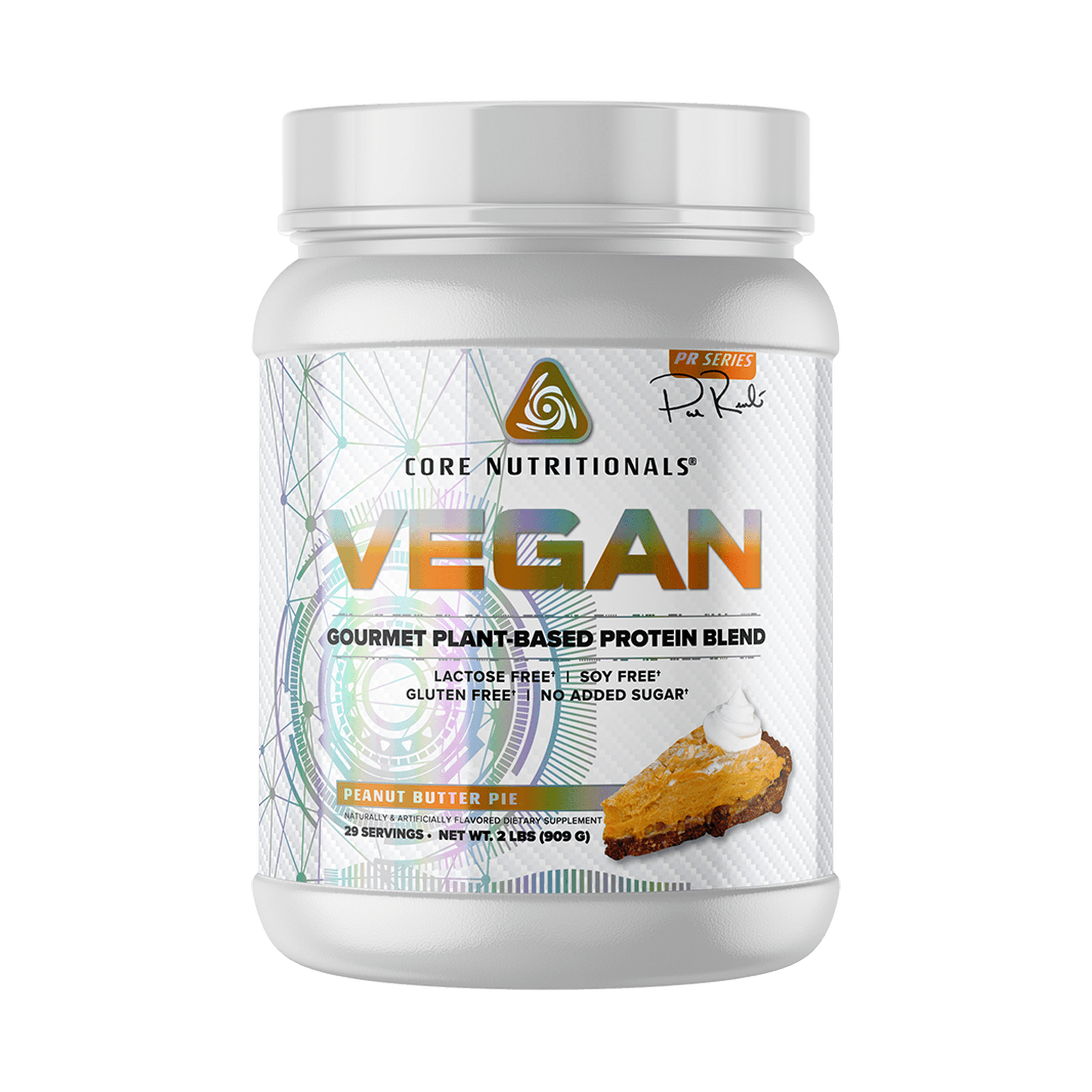 Core Nutritionals Platinum Vegan Plant-Based Protein Powder 29 Servings (Peanut Butter Pie)