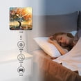 thumbnail image 4 of 12 Inch Wall Clock Battery Operated Silent Clock Decorative for Office, Kitchen, Outdoor, Living Room，Beautiful Colorful Autumn Tree Image, 4 of 4