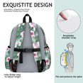 thumbnail image 5 of Pioneer Flower Floral Print Pattern Cute School Backpack with Padded Back and Adjustable Shoulder Straps 13.4"x11"x4.7", 5 of 5