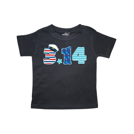 

Inktastic Nautical Pi Day sailing numbers Gift Toddler Boy or Toddler Girl T-Shirt