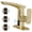 GOLD, variant on MASO Touchless Pull-Down Bathroom Sink Faucet, 2 Spray Modes, Temperature Display (°F), Motion Sensor, 360° Swivel, Single Handle, 1 or 3 Hole, Deck Plate, Vanity, Laundry & Bar, Polished Chrome