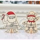thumbnail image 3 of Ganfancp Navidad Decoraciones de Madera Diy Pintura Juguetes Educativos para Niños Ofertas Del Día 1 Colgante 3 Bolígrafos, 3 of 4