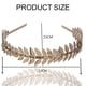 thumbnail image 2 of Goddess Headband Arm Cuff Conjunto de joyería nupcial, Laurel Leaf Branch Crown Brazalete Upper Arm Band Pulsera ajustable MFZFUKR BST3040388-2, 2 of 5