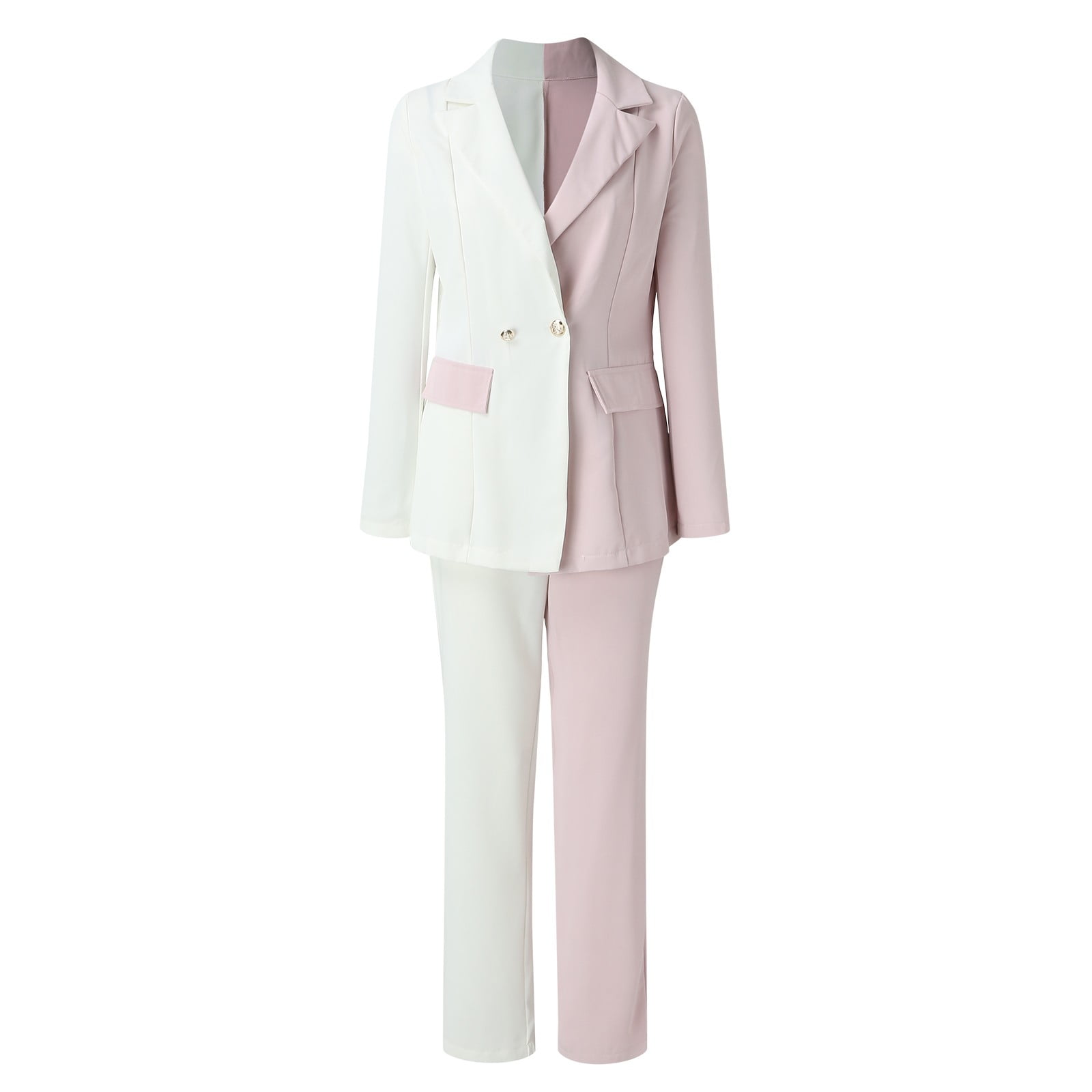 NKOOGH Pant Suits for Women Dressy Wedding Guest With Elastic Waist Two  Piece for Women Pants Suit Women Fashion Casual Clothes Long Sleeve  Assorted Colors Blazer High Waist Suit Pencil Pants Women Ca 