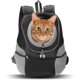 thumbnail image 3 of 1 mochila de viaje para mascotas, color negro, pequeña, altura 34 cm, ancho 30 cm, 3 of 4