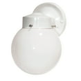 thumbnail image 2 of Nuvo Lighting 76/704 Single Light 6" Porch Light with White Globe Shade, 2 of 3