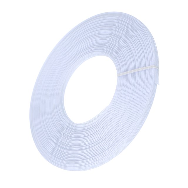 Varilla Uxcell para Coser, 15 Yardas de 8mm de Ancho, Varilla de Corsé de Poliéster de Alta Densidad con 60 Pcs de Tapas Finales, Beige
