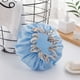 thumbnail image 4 of Gorro de ducha impermeable de doble capa espesada, azul, 4 of 7