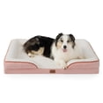 thumbnail image 1 of Cama ortopédica para perros Bedsure XL, impermeable, rosa, 107 cm, 1 of 9