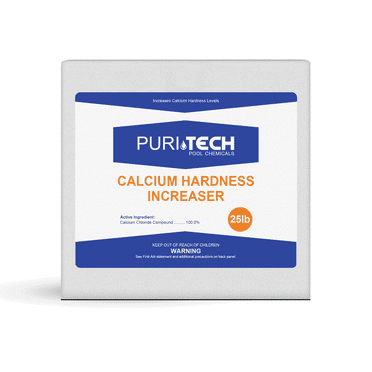 Puri Tech Chemicals Calcium Hardness Increaser 25lbs - Pool Chemicals - Calcium Increaser for Swimming Pools and Spas