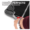 thumbnail image 3 of Kit Tapete 3 Piezas Uso Rudo Autos Y Camionetas Universal Negro, 3 of 3