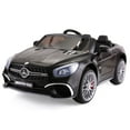 thumbnail image 1 of Tobbi 12V Kids Ride On Car Licensed Mercedes Benz Electric Battery Toy with Remote Control MP3,Black, 1 of 10
