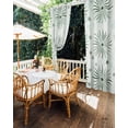 thumbnail image 5 of nqOlkjepod Outdoor Curtains for Patio Waterproof, Sage Green Geometric Outdoor Privacy Panels Grommet, Watercolor Color Block Art Blackout Outside Curtains for Porch/Cabana/Pergola 54"x95", 2 Panels, 5 of 8