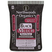 Northwoods Organics WNW03252 Decorative Mulch, Black Bag