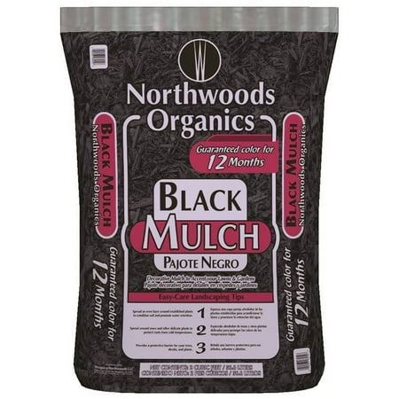 Northwoods Organics WNW03252 Decorative Mulch, Black Bag