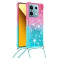 thumbnail image 2 of Funda para Xiaomi Redmi Note 13 5G Brillantina Líquida Divertida Reluciente y con Cristales en Movimiento Cuerpo Cruzado con Cordón Ajustable, 2 of 5