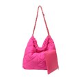 thumbnail image 1 of 2 uds., conjunto de monedero, bolso tipo cubo, bolso de mano hinchado suave para mujer de Color sólido para viajes diarios Tmvgtek Para Estrenar, 1 of 9