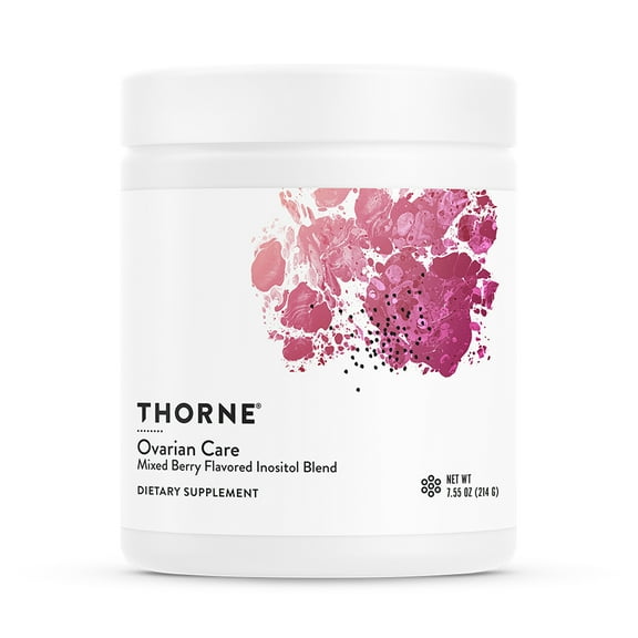 THORNE - Ovarian Care - Women's Health - Inositol, CoQ10, Folate, and Polyphenols - Promote Healthy Ovarian Function and Fertility Health* - Mixed Berry - 7.55 Oz - 60 Servings