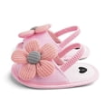 thumbnail image 4 of ZACPNCV Baby Soft Sole Walking Shoes Sunflower Design Newborn Crib Sandals Toddler Breathable First Walkers Summer, 4 of 9