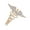 Gold, variant on Stylish Angelic Wing Brooch with Elegant Detail Accessory for Costume Decoration