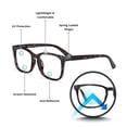 thumbnail image 2 of Readerest Granite Blue Light Blocking Reading Glasses (0.00 Magnification) Computer Glasses, 2 of 6