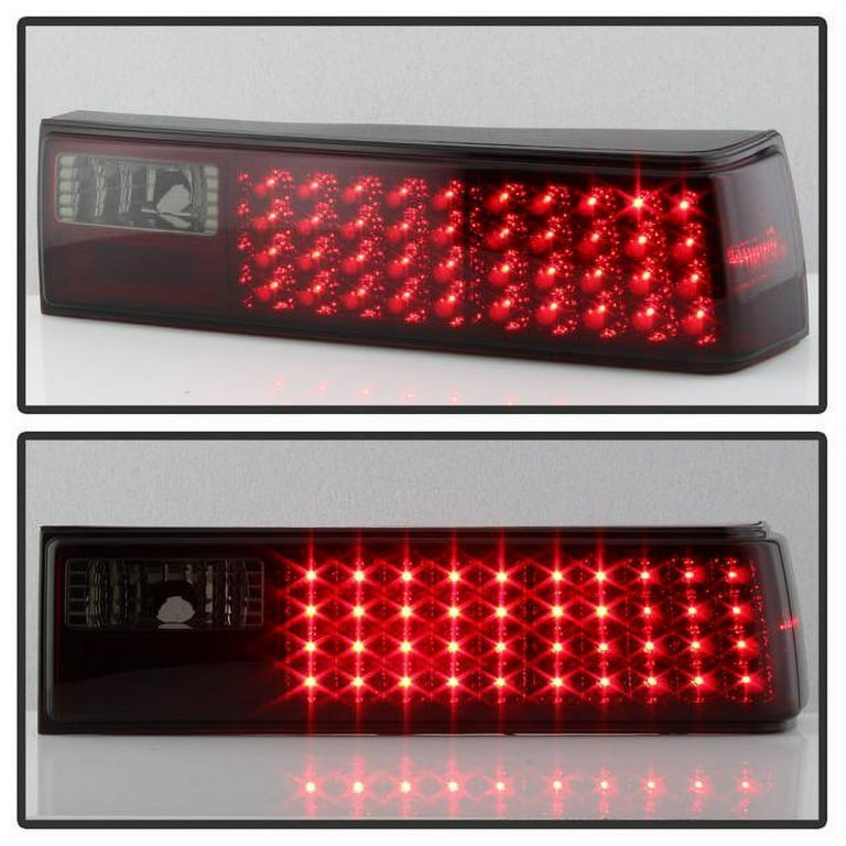 Ford ALT-ON-FM87-LED-RS Lights LED MUStang Xtune Tail Smoke 87-93 Red