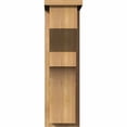 thumbnail image 2 of 7 1/2"W x 14"D x 26"H Monterey Smooth Corbel w/Backplate, Western Red Cedar, 2 of 9