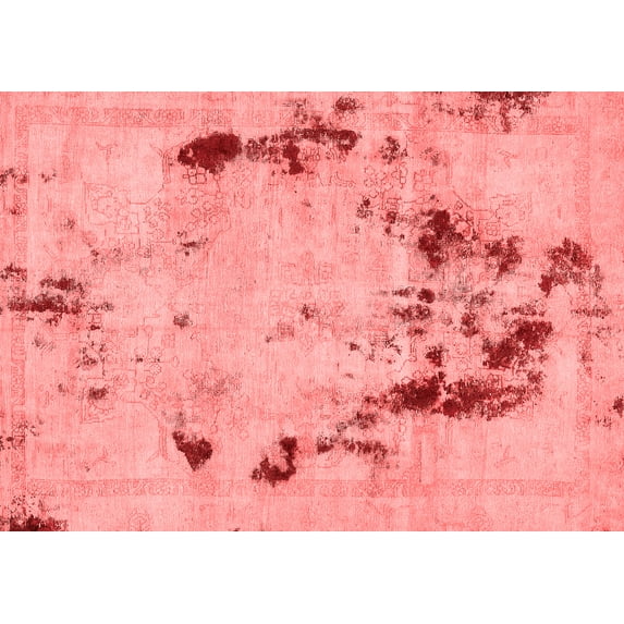 Ahgly Company Indoor Rectangle Persian Red Bohemian Area Rugs, 5' x 7'