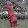 thumbnail image 3 of Disfraces de dinosaurios inflables calientes traje vestido t-rex Anime fiesta Cosplay carnaval disfraz de Halloween para hombre mujer adultos niños, 3 of 5