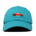 thumbnail image 5 of DALIX Race Car Hats Dad Hat Baseball Cap Embroidered Custom Cotton Caps in Teal, 5 of 7