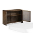 thumbnail image 3 of Modern Marketing Concepts CF1146-BR Kenji Record Storage Media Console, Dark Brown, 3 of 17