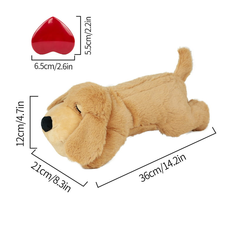 Dog Heartbeat Toy for Anxiety Relief Dog Soft Plush Toy Pet Calming Puppy  Behavioral Training Aid Toy Pet Companion Pillow - AliExpress
